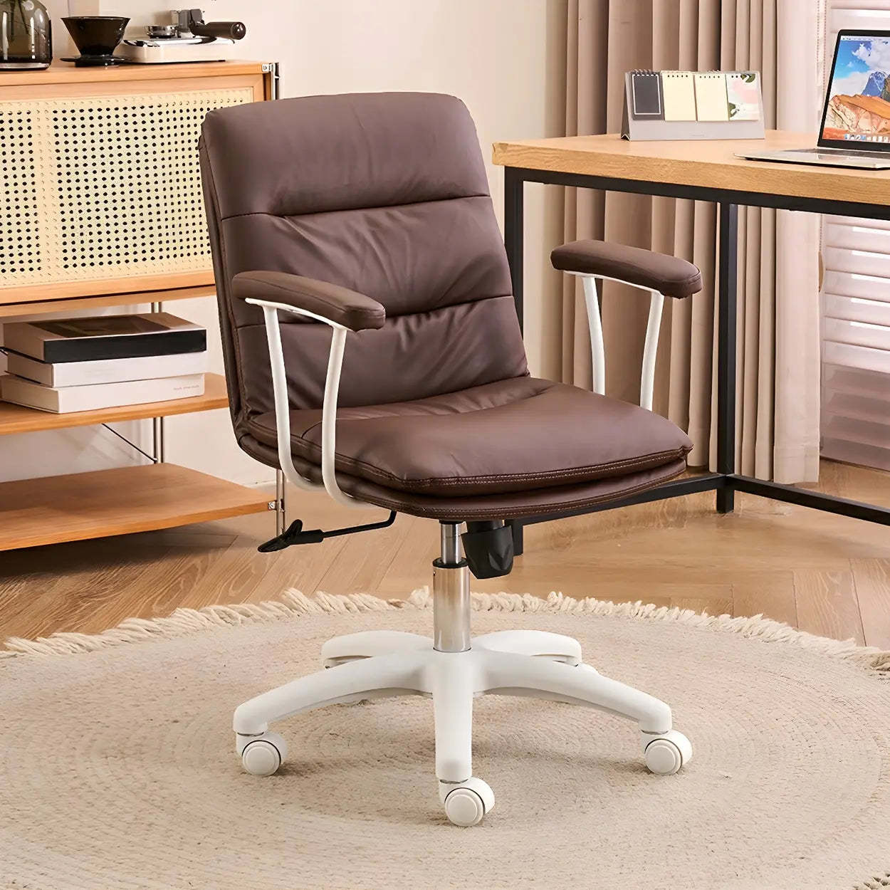 Lighom leather tilt gray office chairs