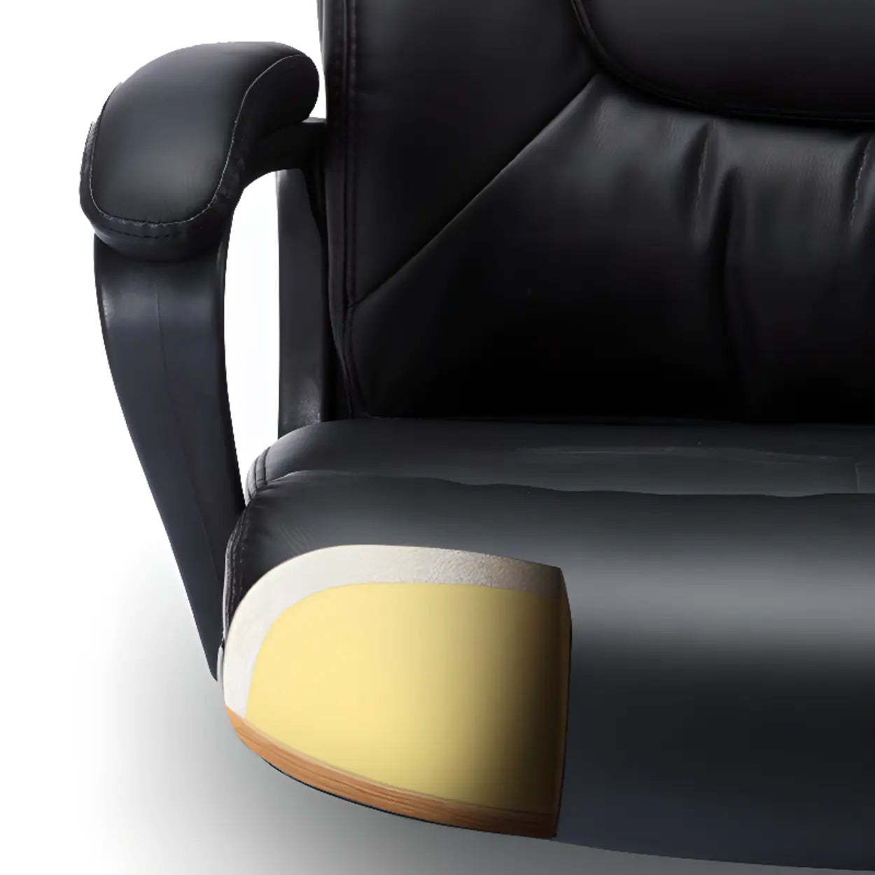 Swivel Executive Leather Black Office Chair