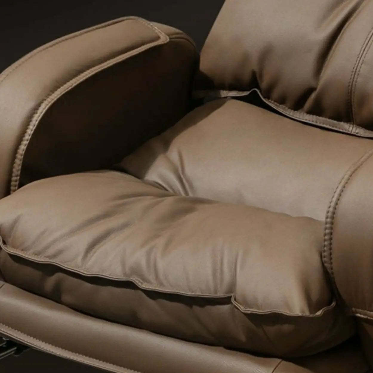 Swivel Ergonomic Recliner Leather Office Chair