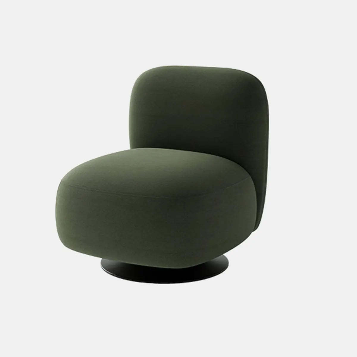Swivel Orange-Red Fade Resistant Mid-Back Slipper Chair — Orange-Red / Tech Cloth