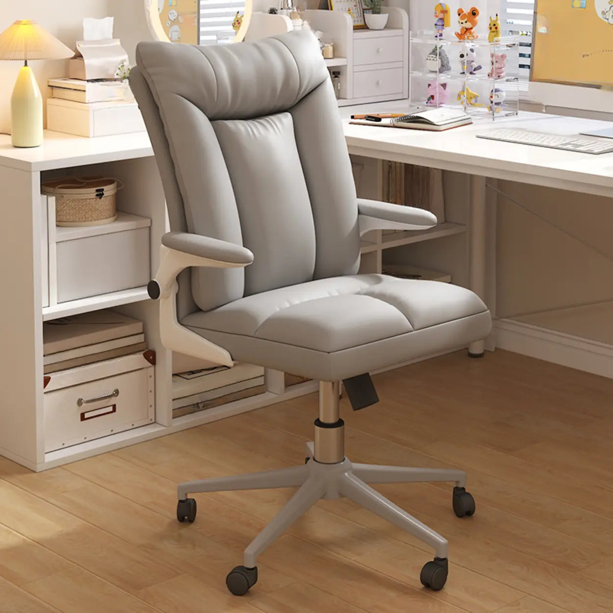 Ergonomic Swivel Fabric Office Chair
