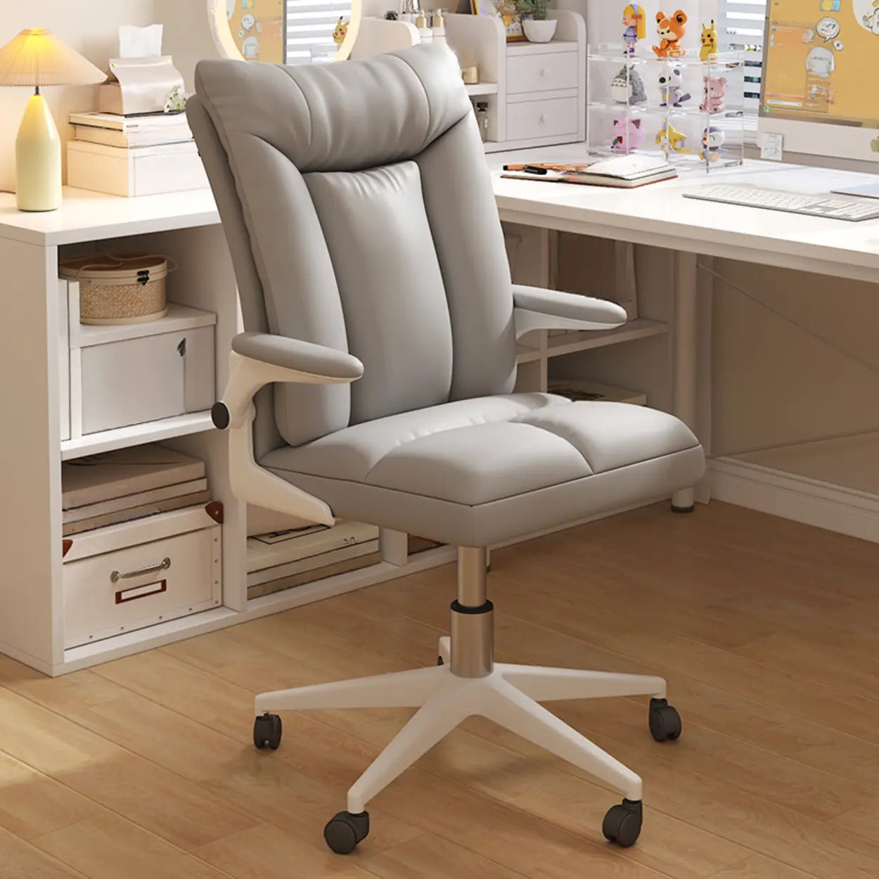 Ergonomic Swivel Fabric Office Chair