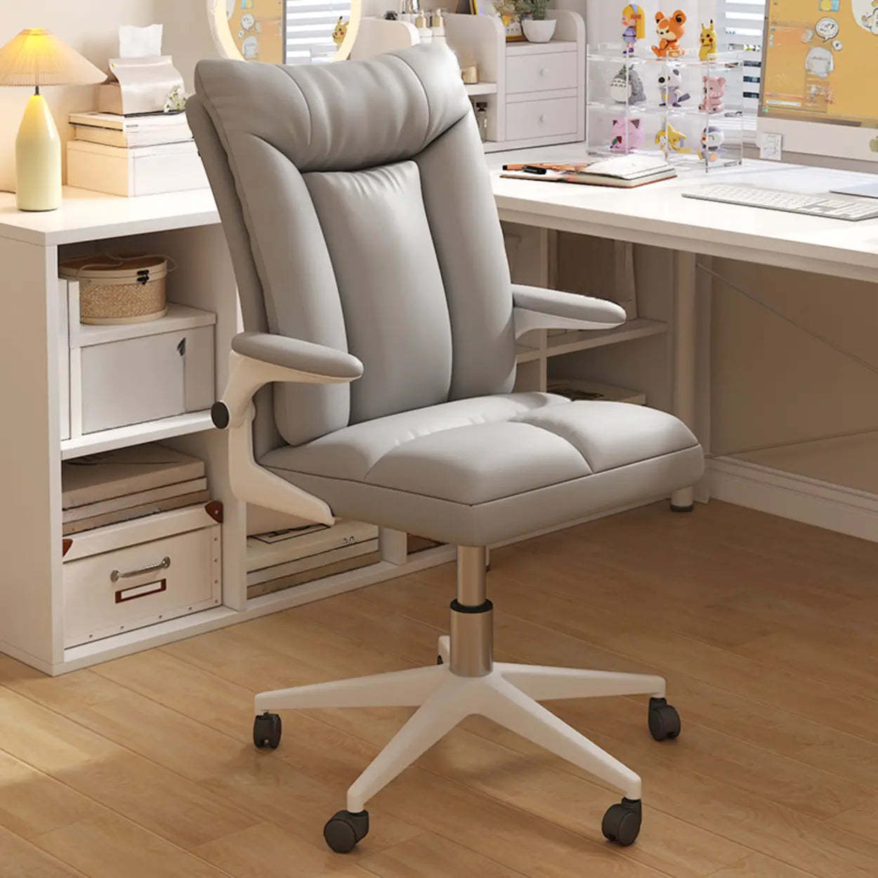 Ergonomic Swivel Fabric Office Chair