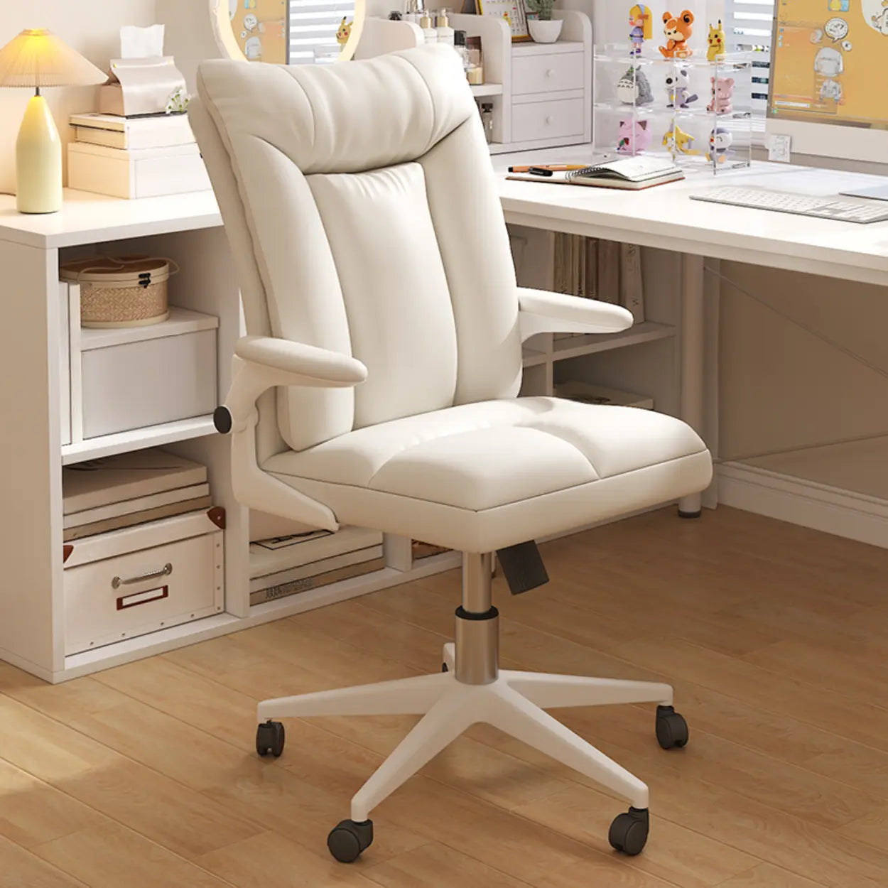 Ergonomic Swivel Fabric Office Chair