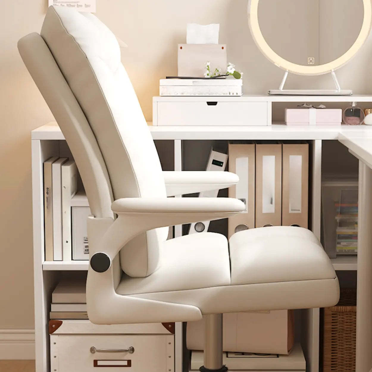 Ergonomic Swivel Fabric Office Chair