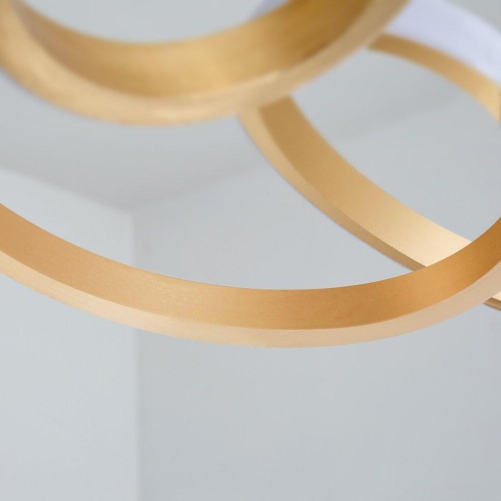 Interwoven Wave Design Chandelier Light Mid Century Chandelier-Lighom