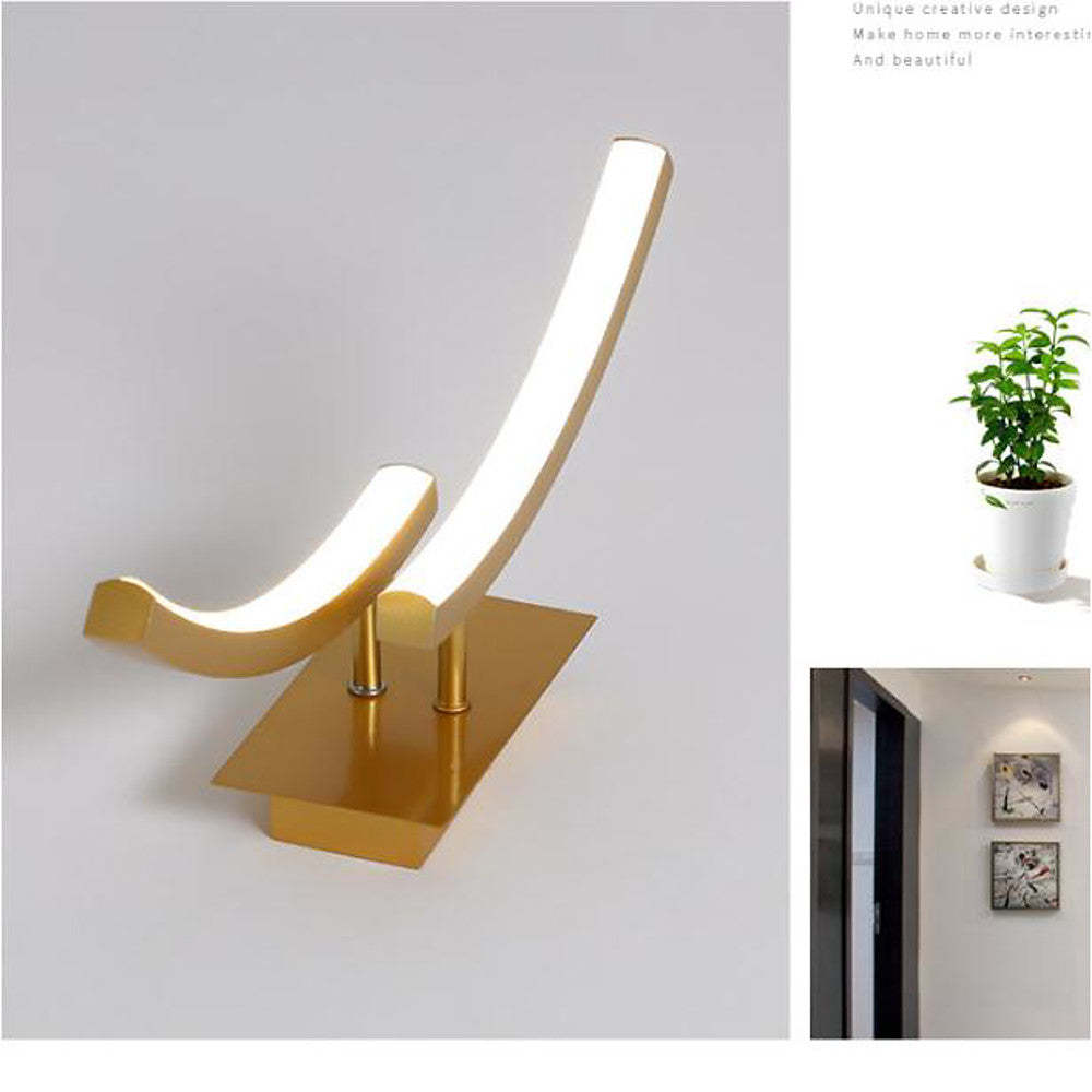 Arc Dimmable LED Modern Flush Mount Light