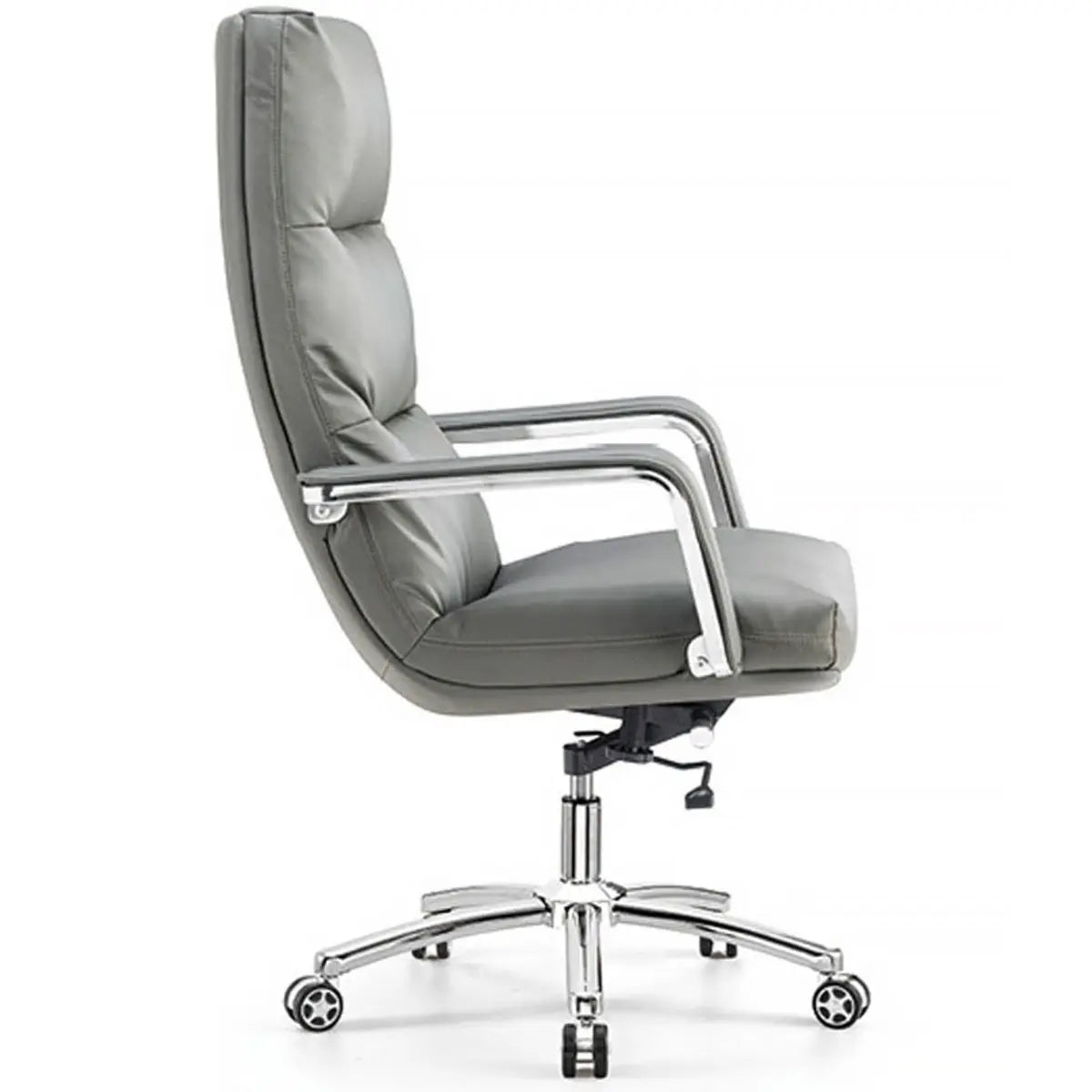 Tilt Swivel Ergonomic Leather Office Chair with Wheels
