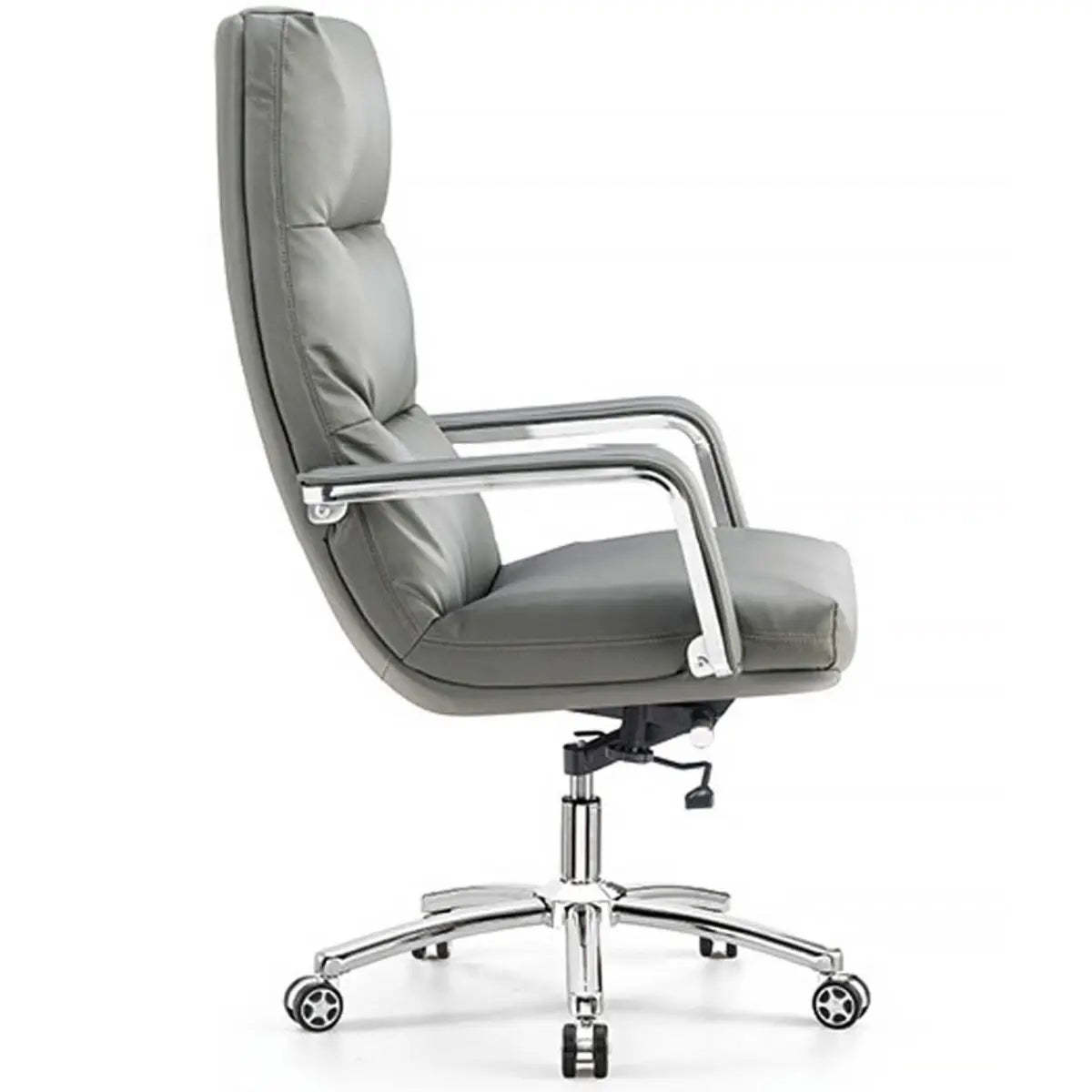 Tilt Swivel Ergonomic Leather Office Chair with Wheels