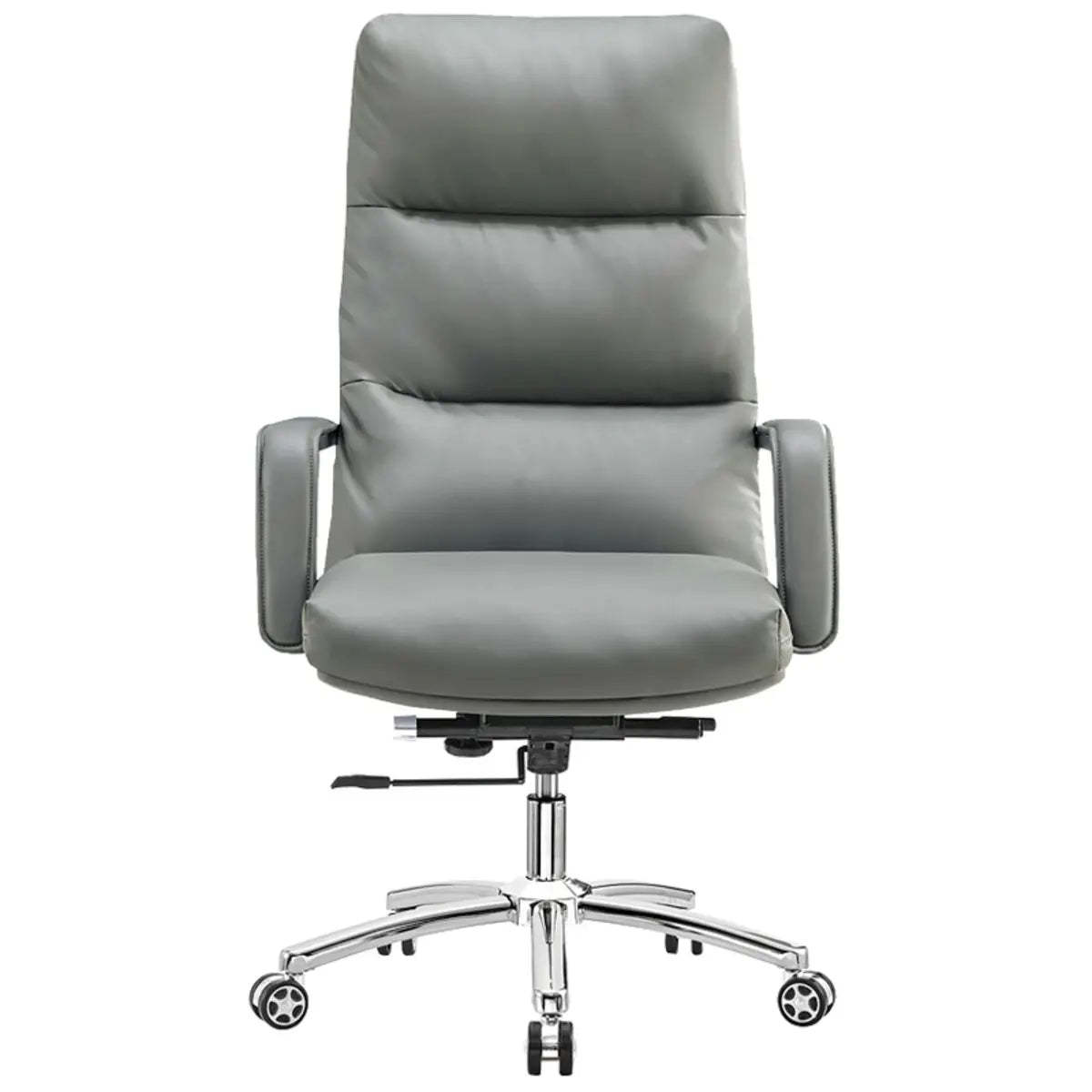 Tilt Swivel Ergonomic Leather Office Chair with Wheels