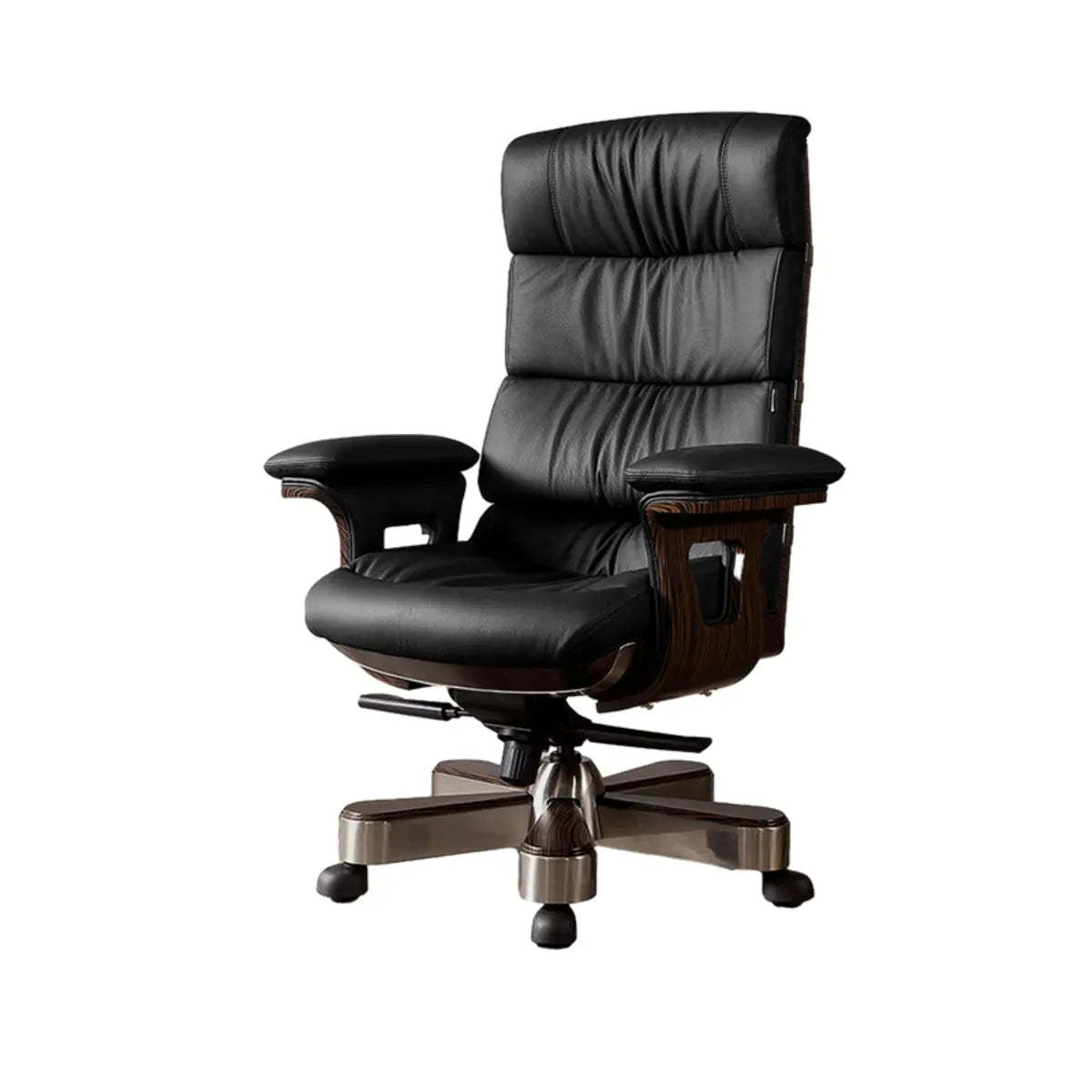 Tilt Swivel Leather Office Chair with Headrest