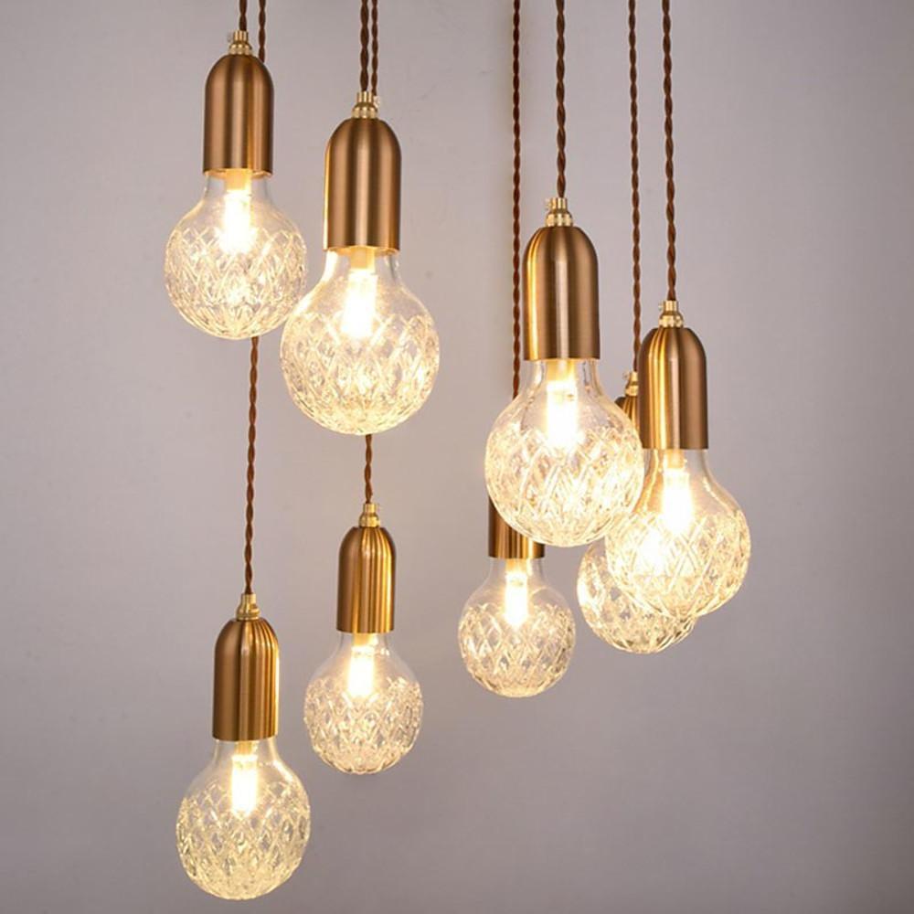 Acrylic Bubble Globe LED Modern Island Pendant Light — Warm White / 6-Light