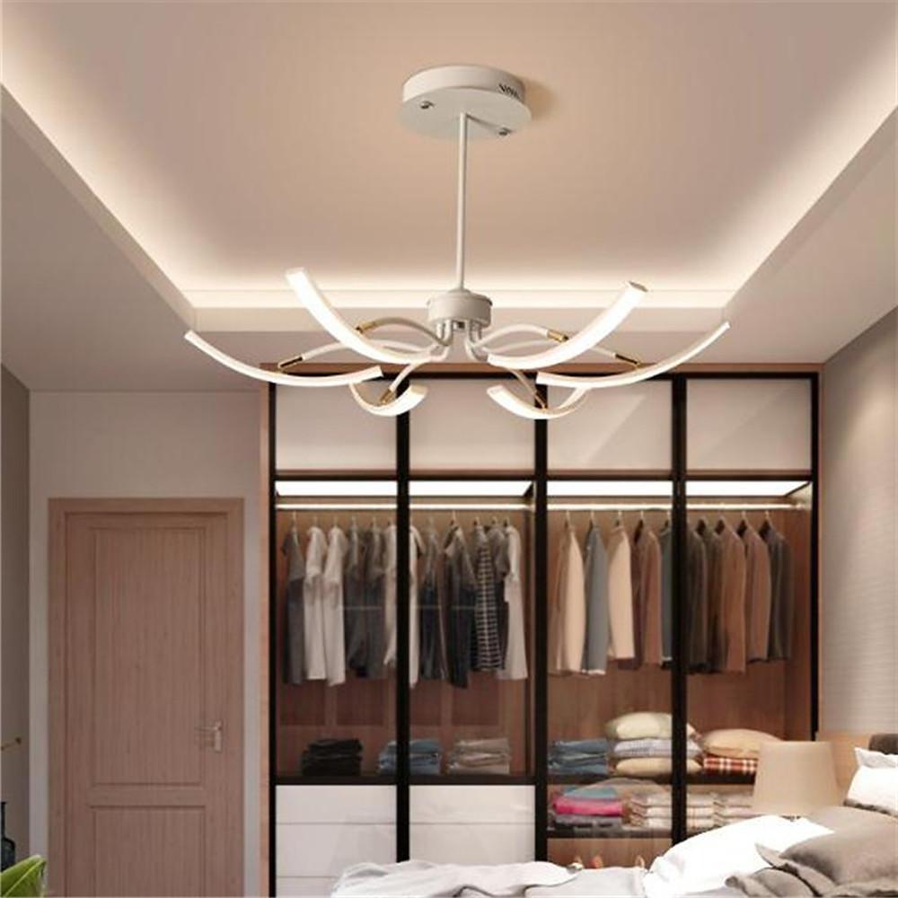 Flower Strips Dimmable LED Nordic Chandeliers Pendant Light Hanging Lamp-Lighom