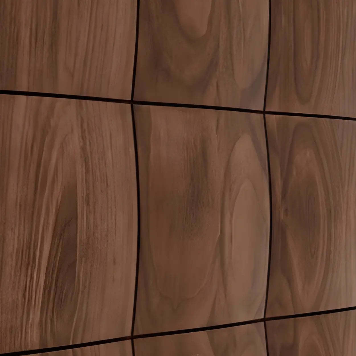 Traditional Brown Walnut Cabinet Shelf TV Stand