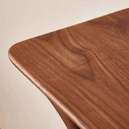 Traditional Brown Wood Rectangular Console Table