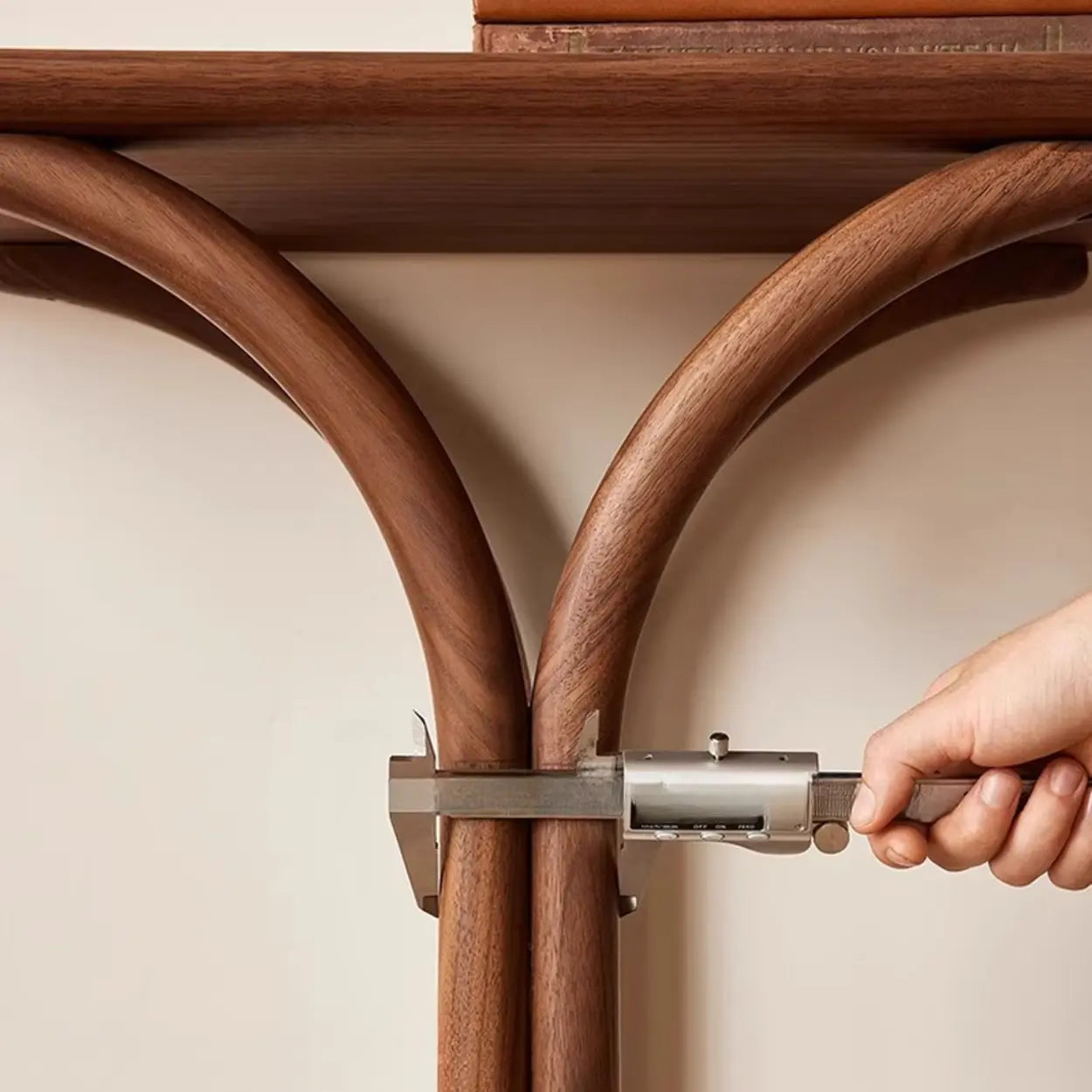 Traditional Brown Wood Rectangular Console Table