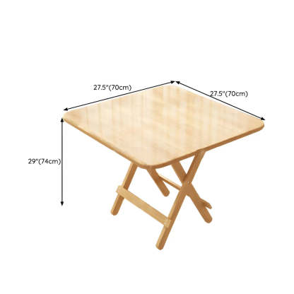Traditional Folding Round Wood Dining Table