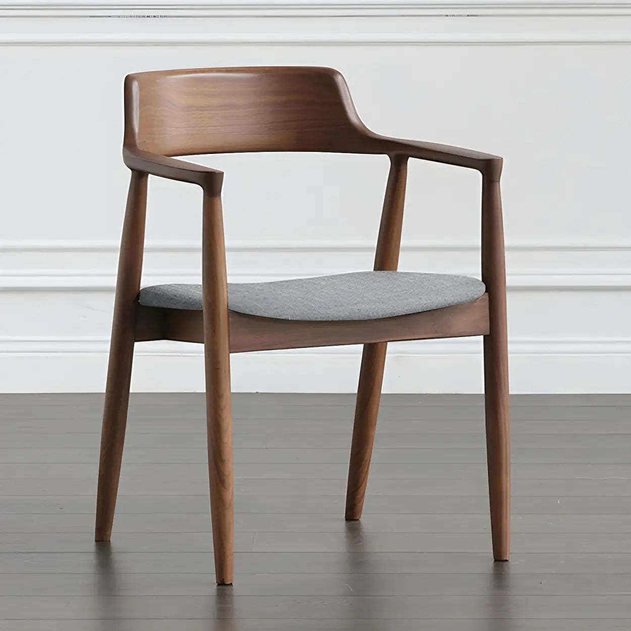 Lighom traditional arm gray dining chairs & benches