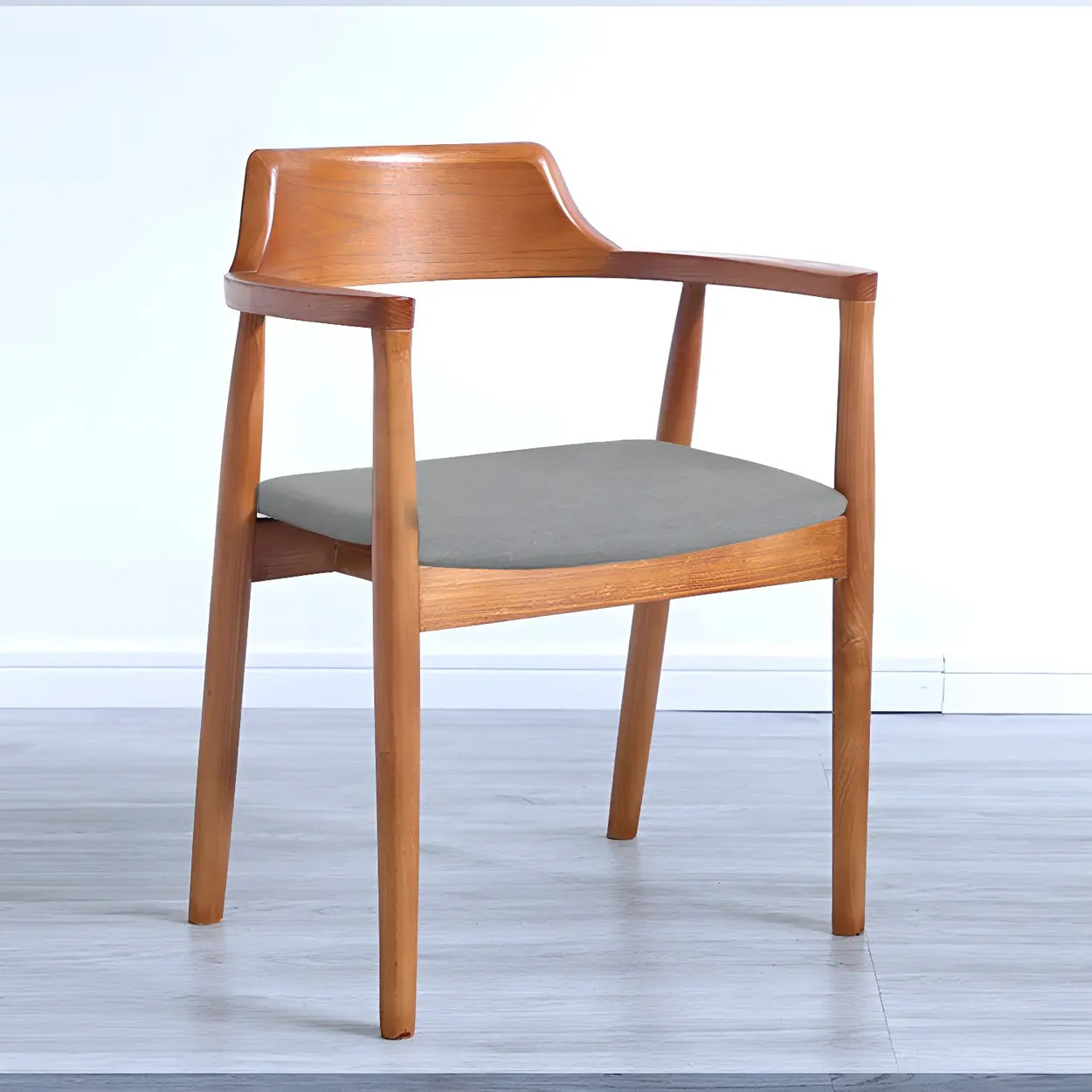 Gray traditional arm dining chairs & benches