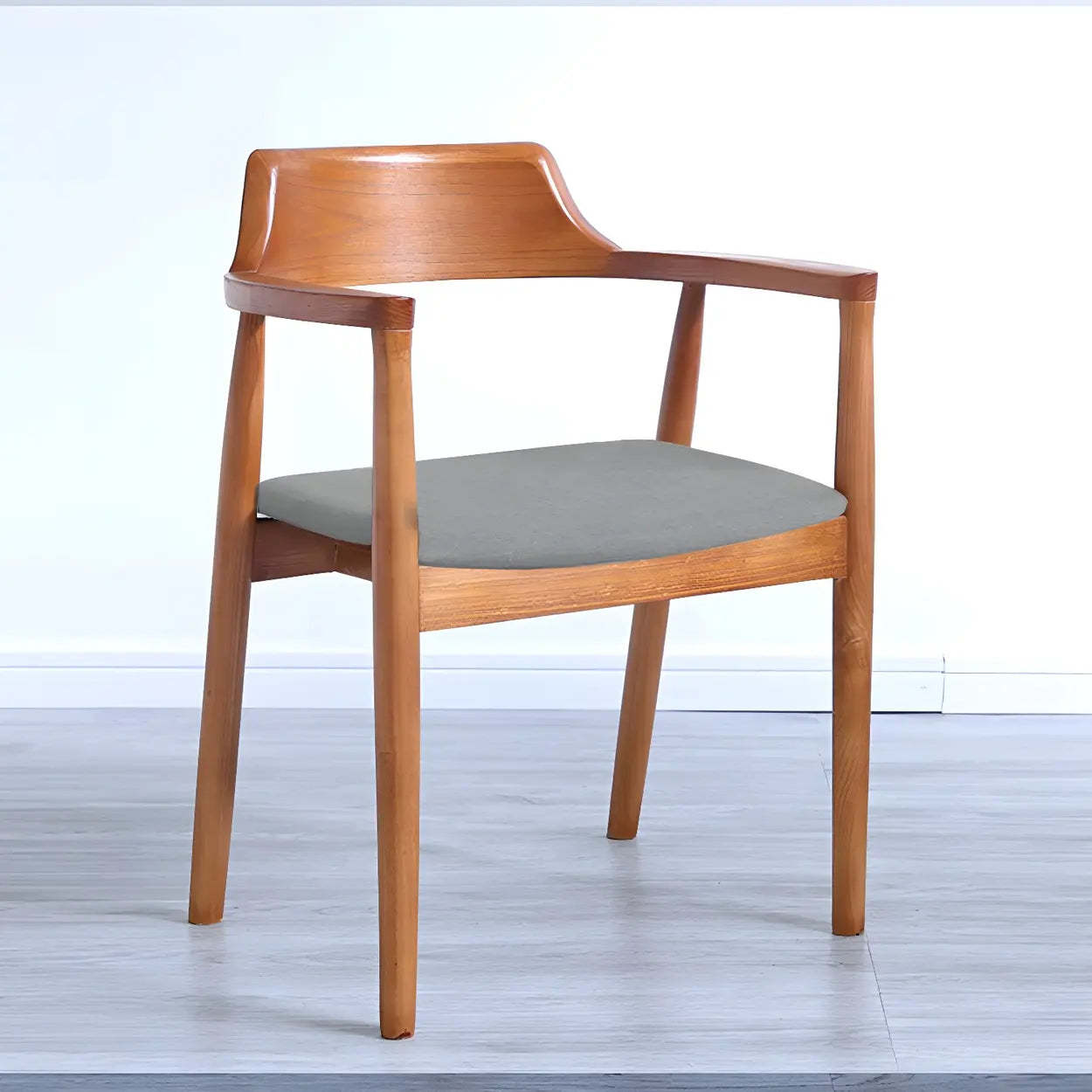 Gray traditional arm dining chairs & benches
