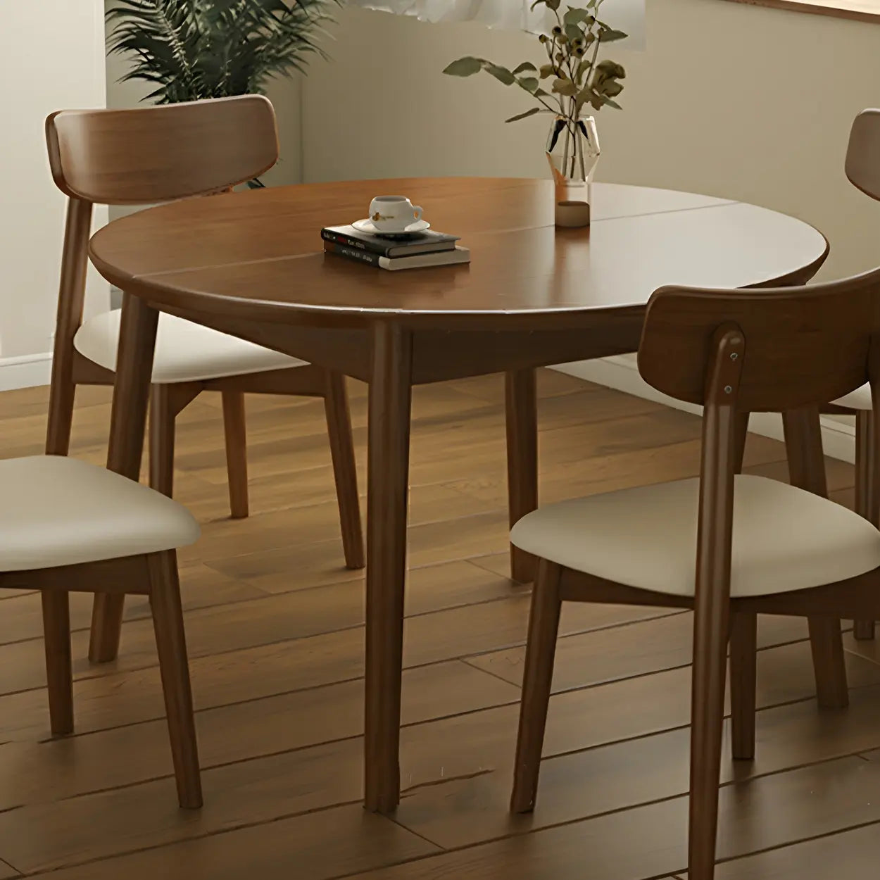 Traditional Oval Wood Dining Table