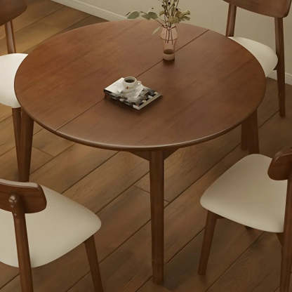 Traditional Oval Wood Dining Table — Without Chairs / White
