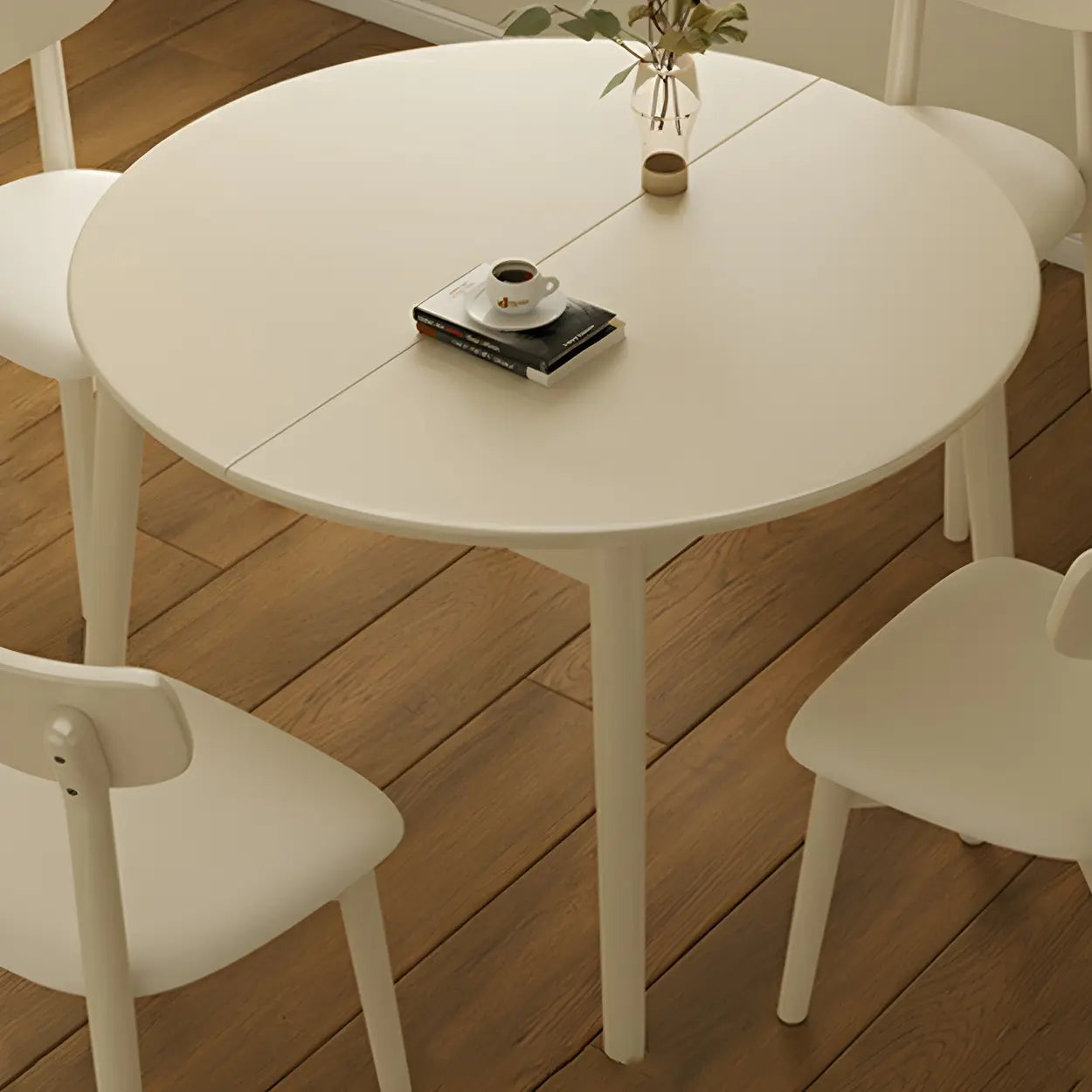 Traditional Oval Wood Dining Table — Without Chairs / Black