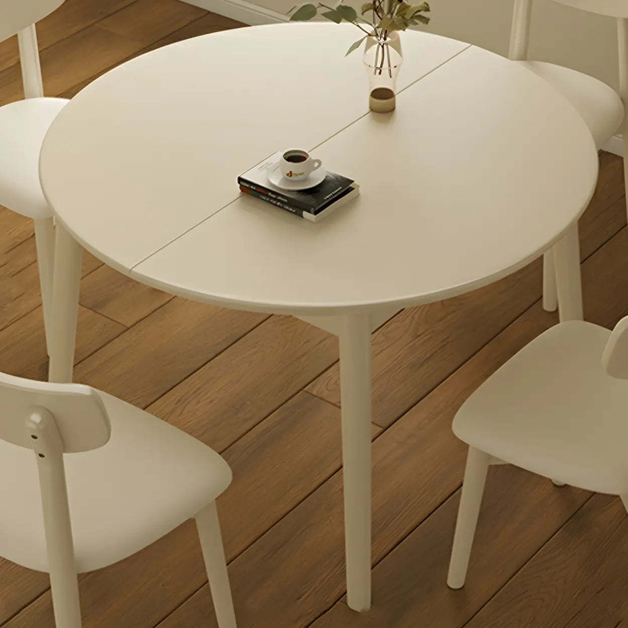Traditional Oval Wood Dining Table — Without Chairs / Black