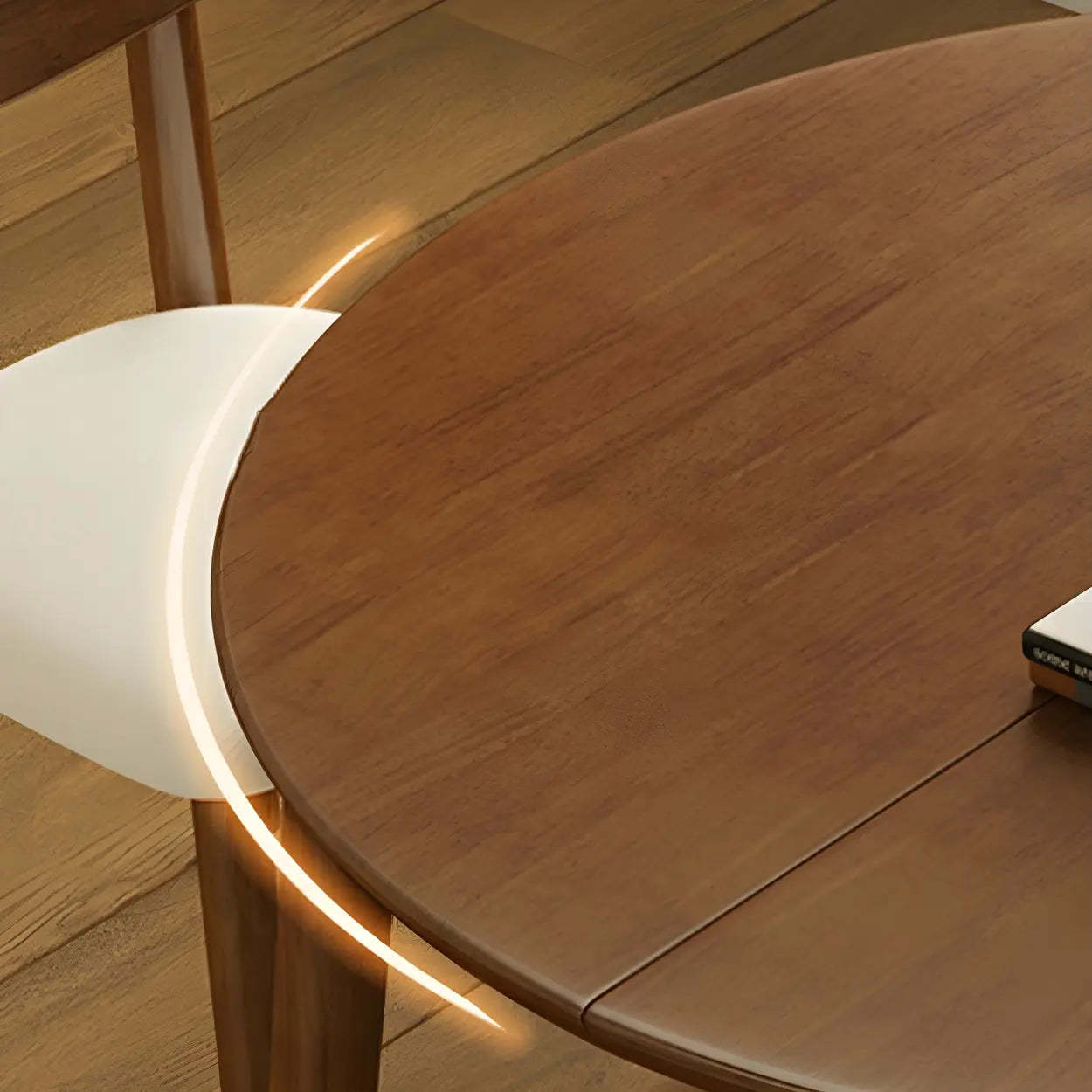 Traditional Oval Wood Dining Table — Without Chairs / Black