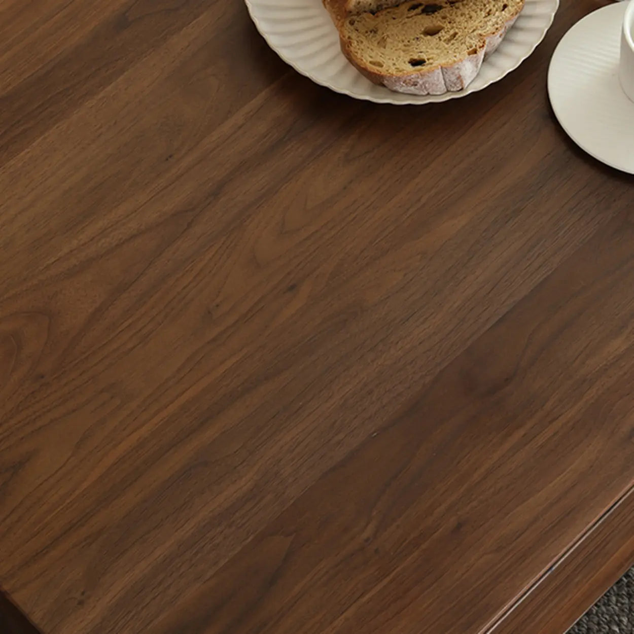 Traditional Solid Walnut Rectangular Coffee Table