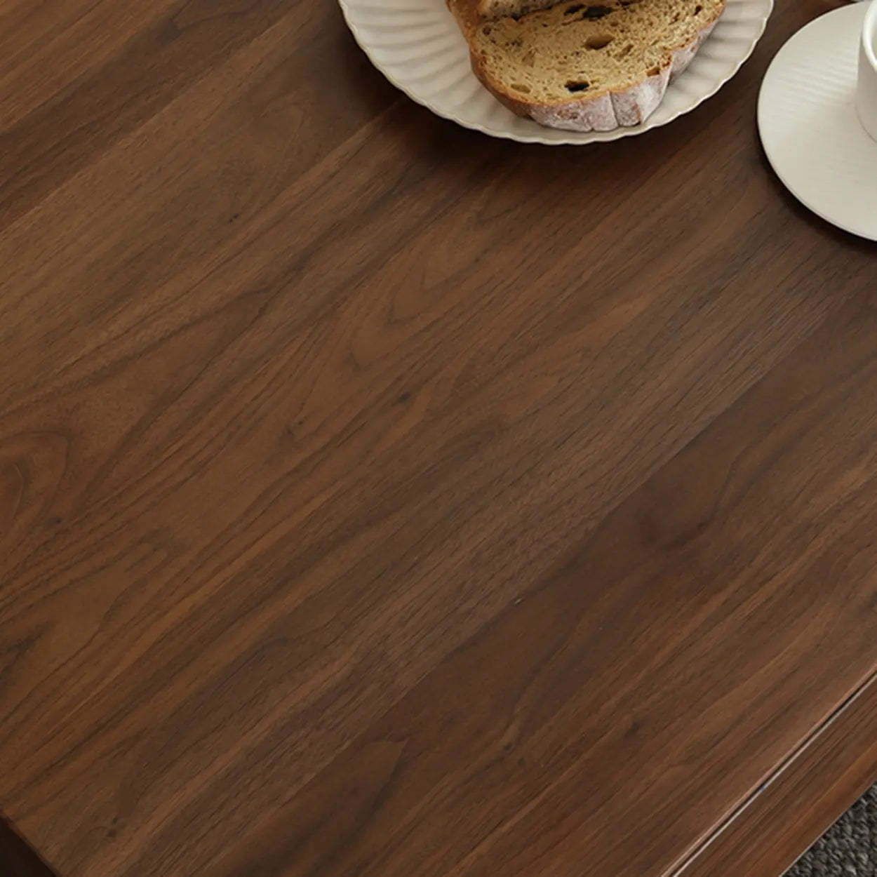 Traditional Solid Walnut Rectangular Coffee Table