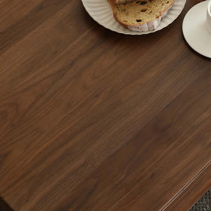 Traditional Solid Walnut Rectangular Coffee Table