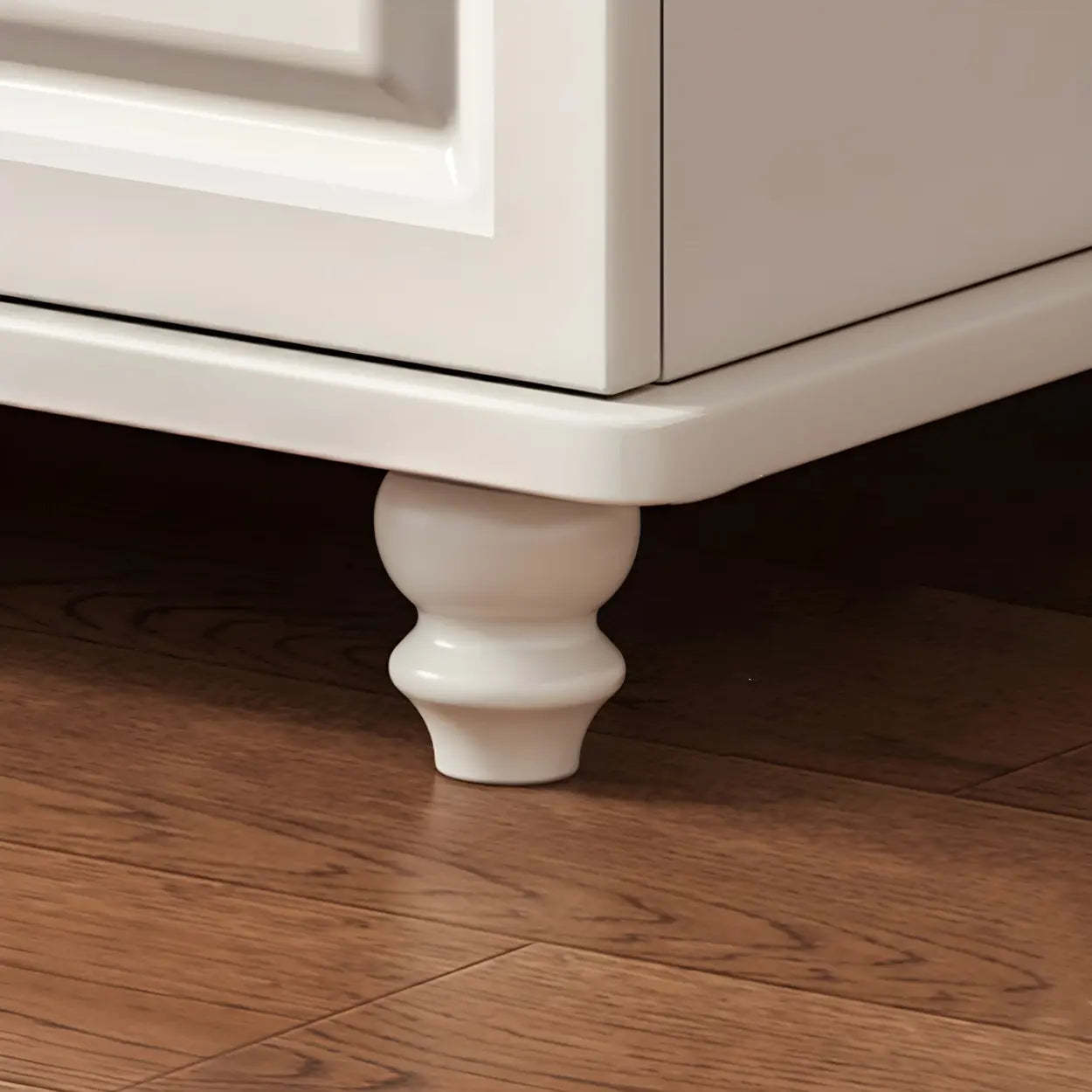 Traditional Walnut Wood Dresser Chest — Walnut