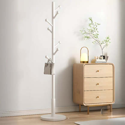 Tree Wood Hallway Brown Tall Coat Rack