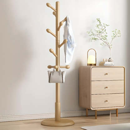Tree Wood Hallway Brown Tall Coat Rack