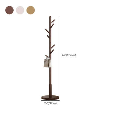 Tree Wood Hallway Brown Tall Coat Rack