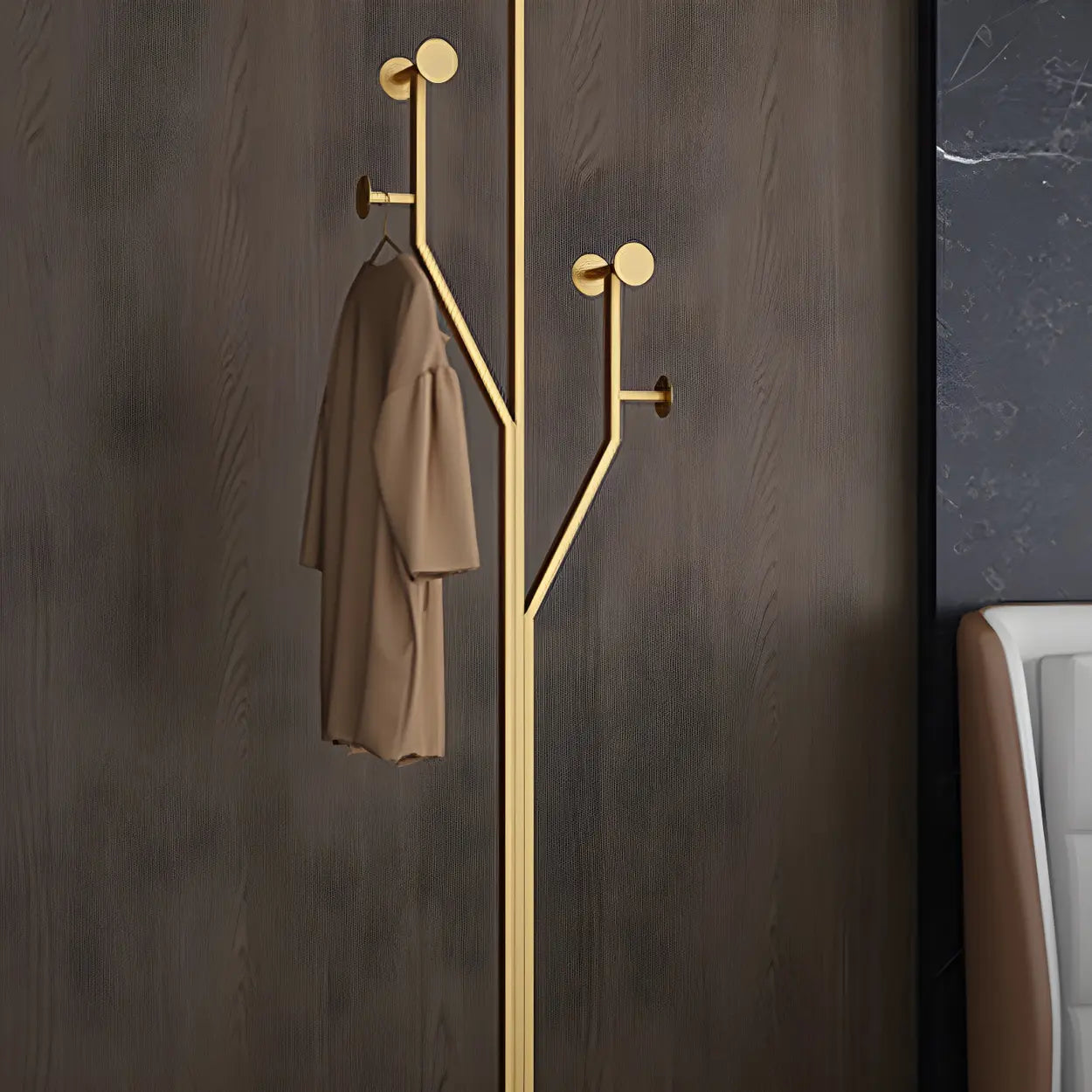 Tree-Shape Tall Freestanding Coat Rack