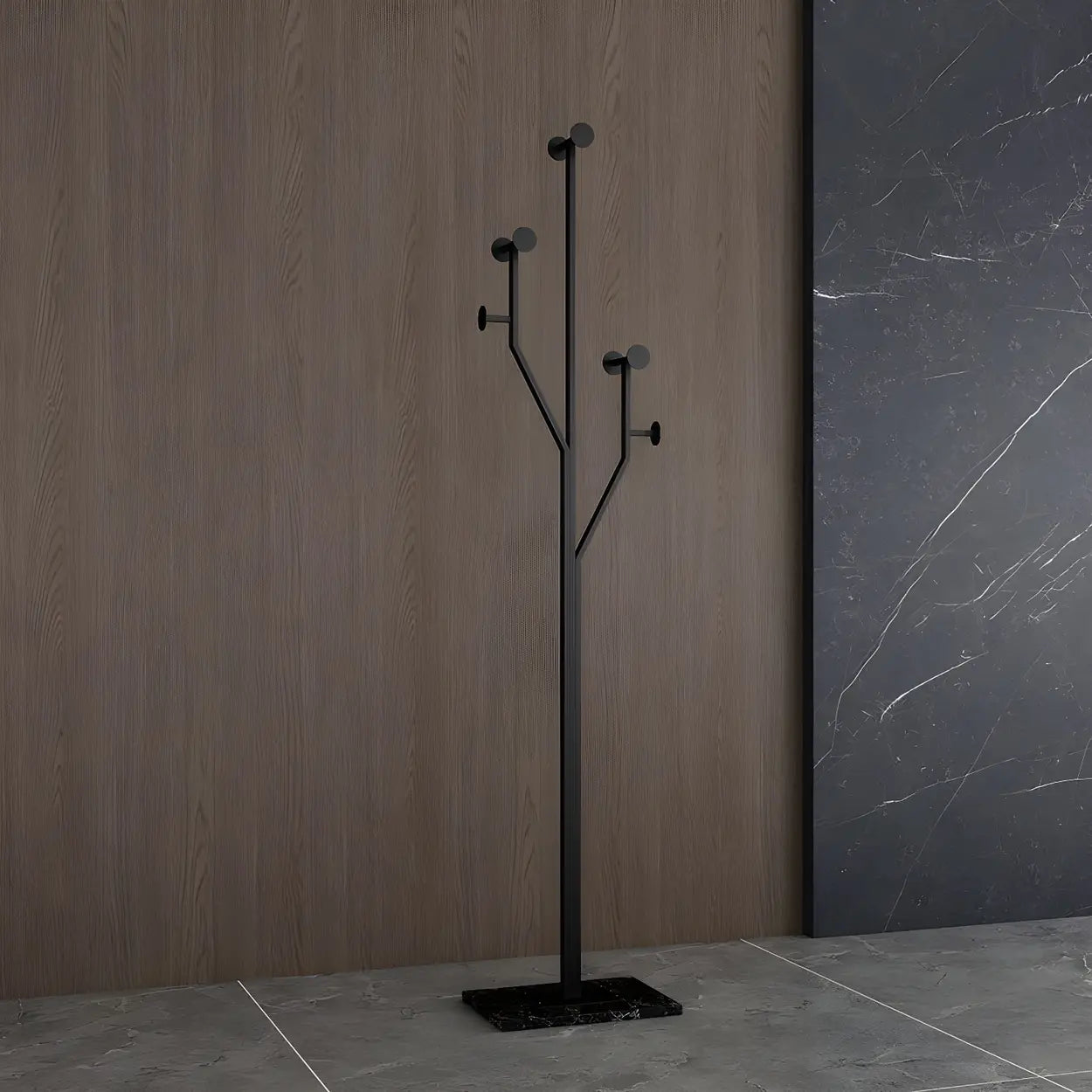 Tree-Shape Tall Freestanding Coat Rack