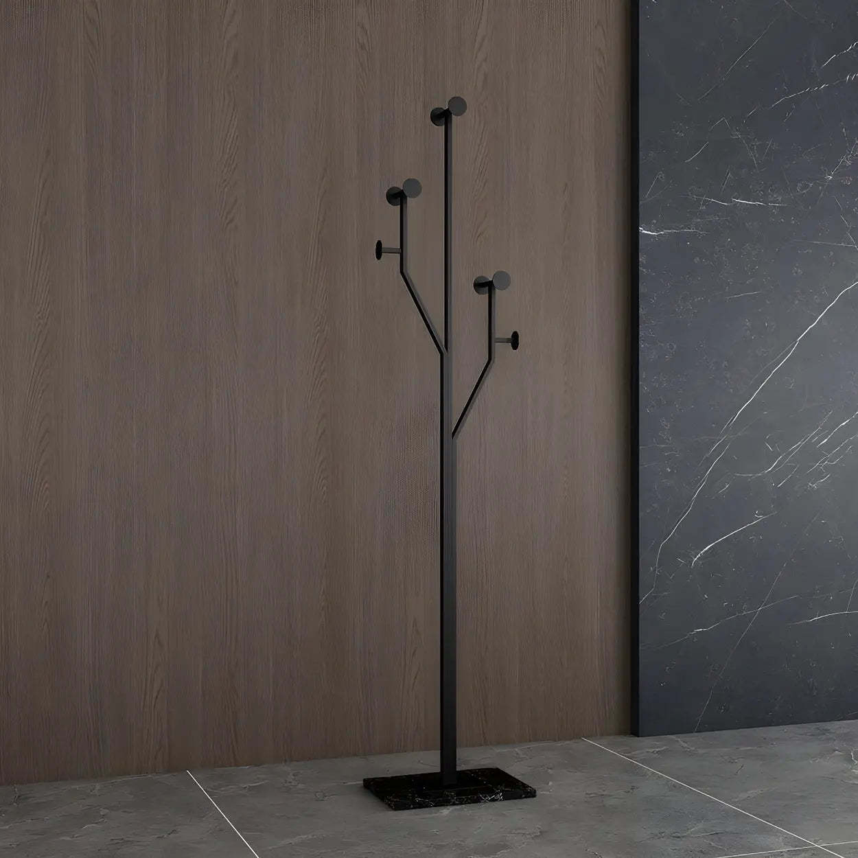 Tree-Shape Tall Freestanding Coat Rack