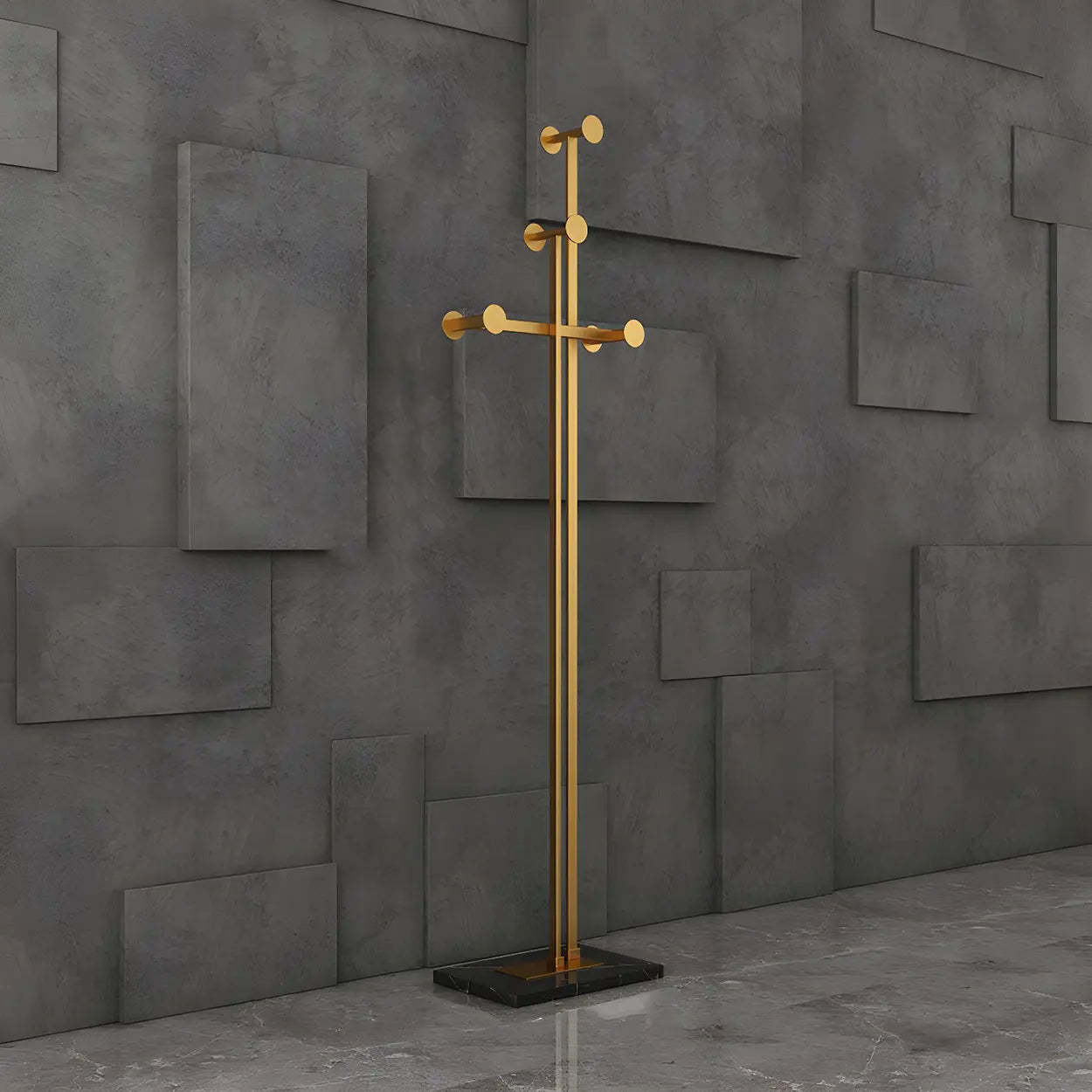Tree-Shape Tall Freestanding Coat Rack