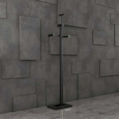 Tree-Shape Tall Freestanding Coat Rack — Gold