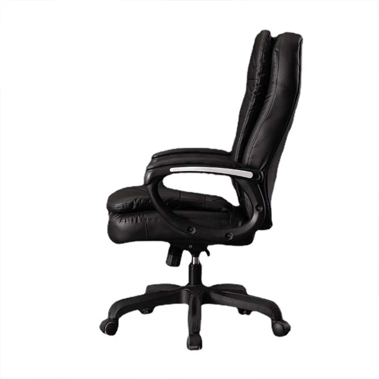 Trendy Brown Adjustable Ergonomic Leather Office Chair