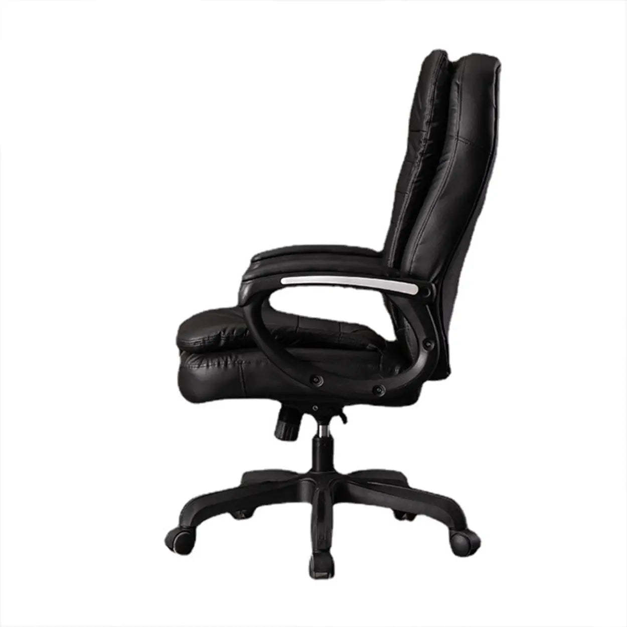 Trendy Brown Adjustable Ergonomic Leather Office Chair