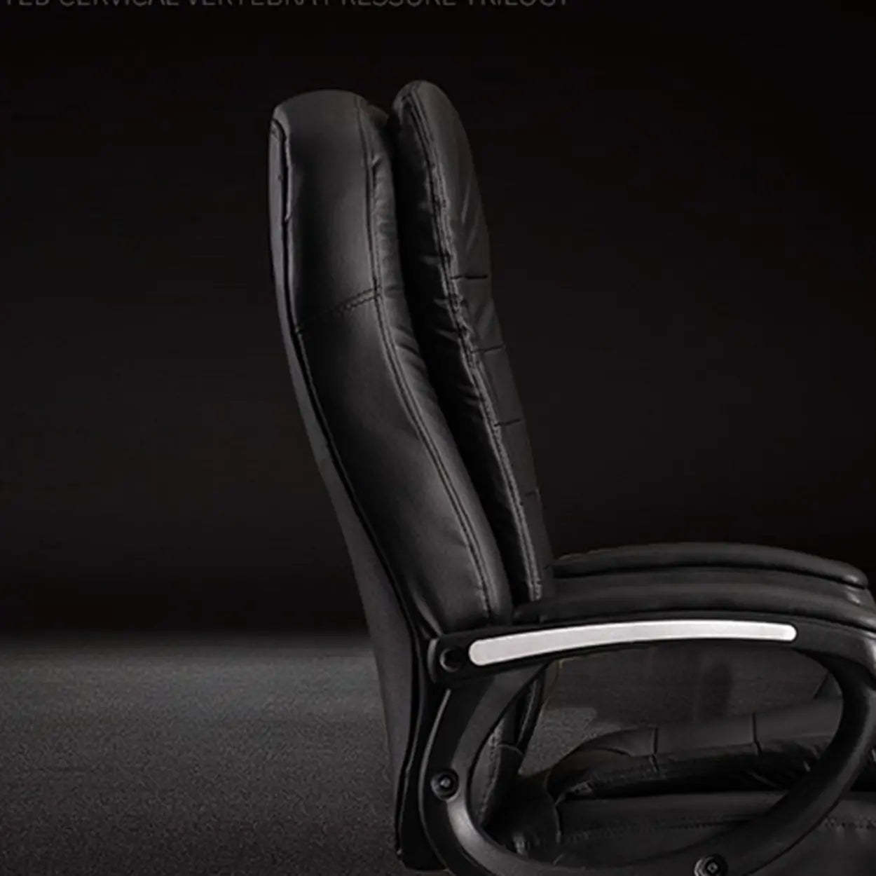 Trendy Brown Adjustable Ergonomic Leather Office Chair