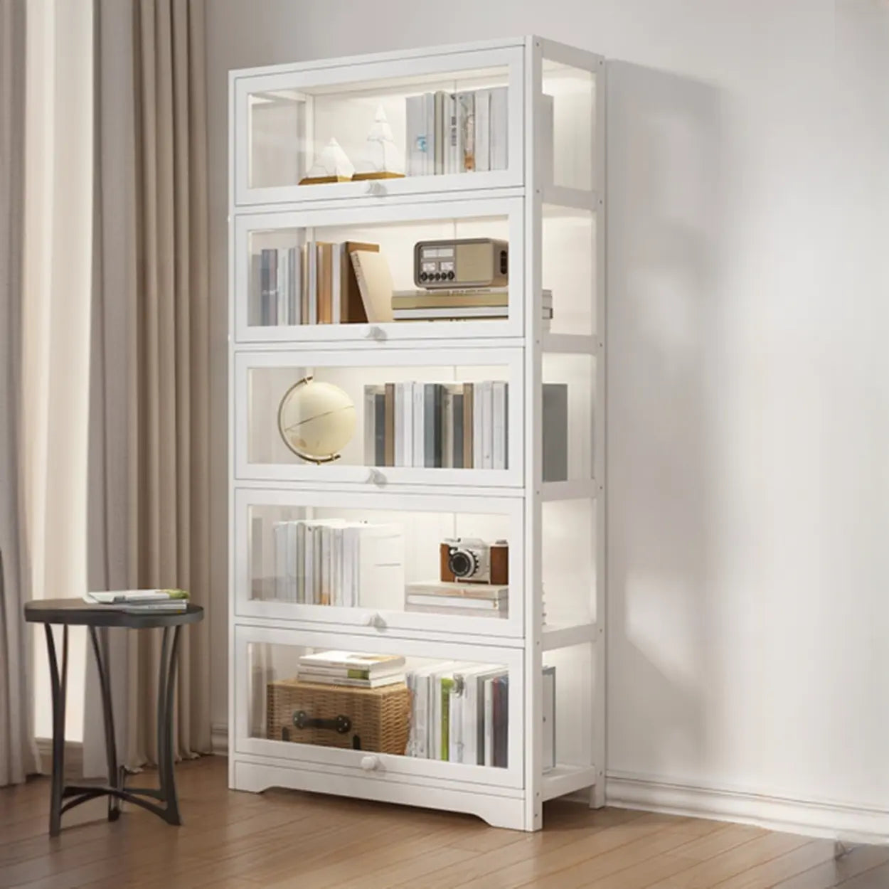 Vertical Narrow Display Bookcase