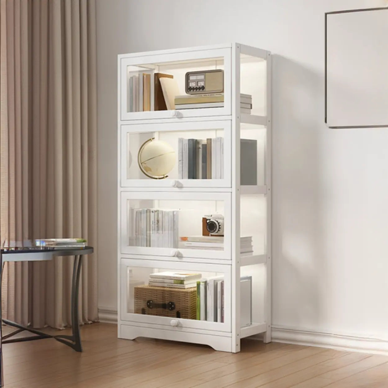 Vertical Narrow Display Bookcase