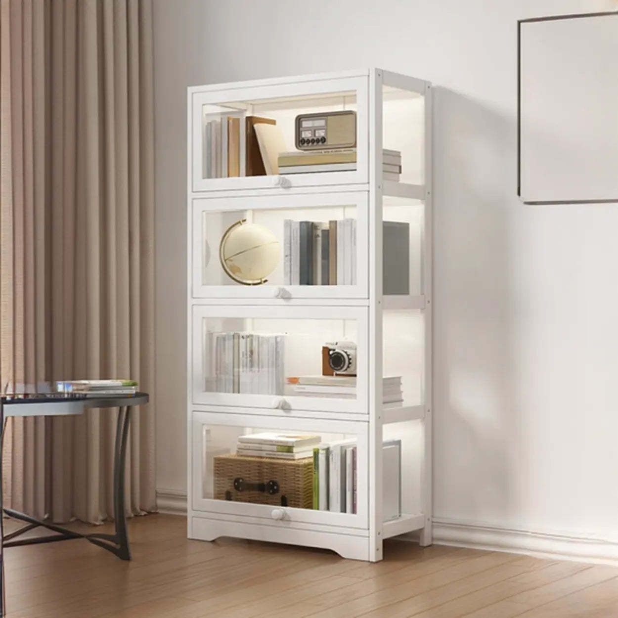 Vertical Narrow Display Bookcase