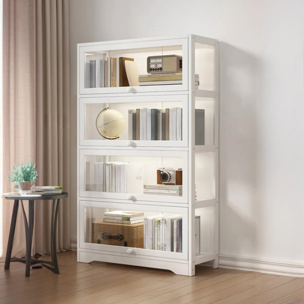 Vertical Narrow Display Bookcase