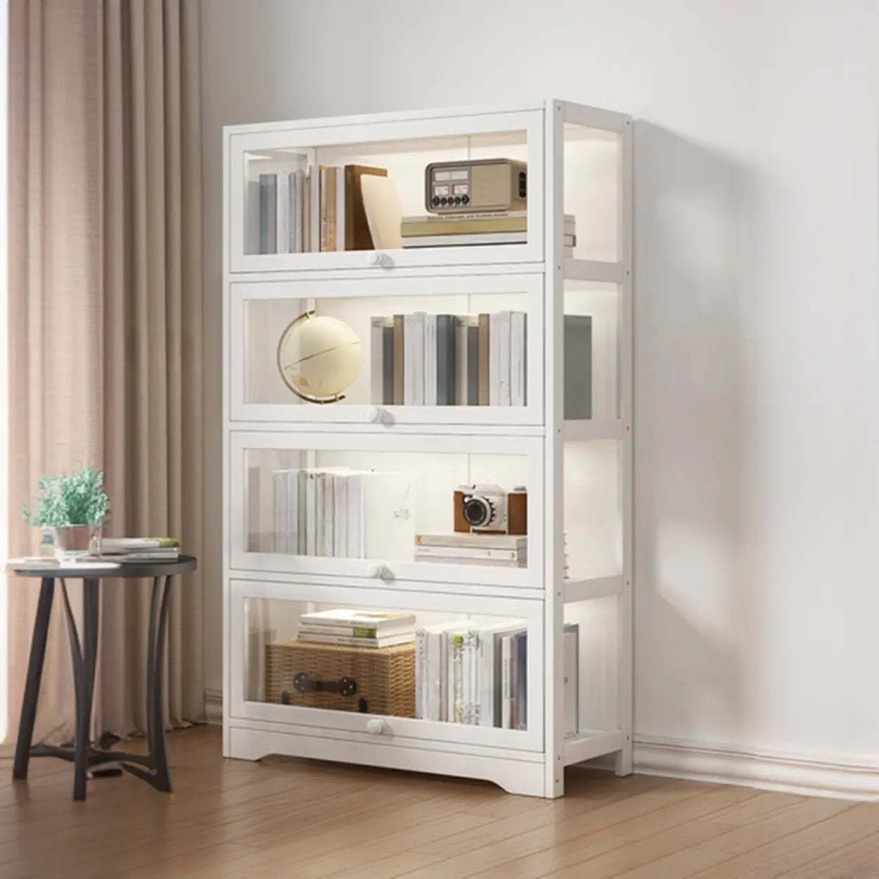 Vertical Narrow Display Bookcase