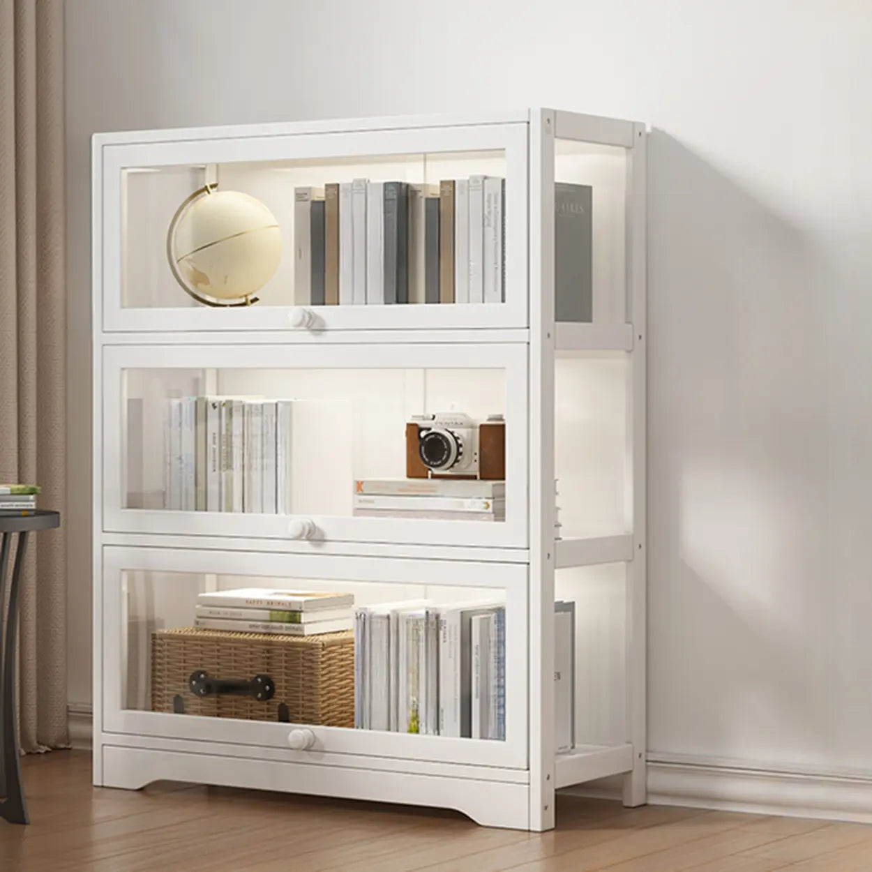 Vertical Narrow Display Bookcase